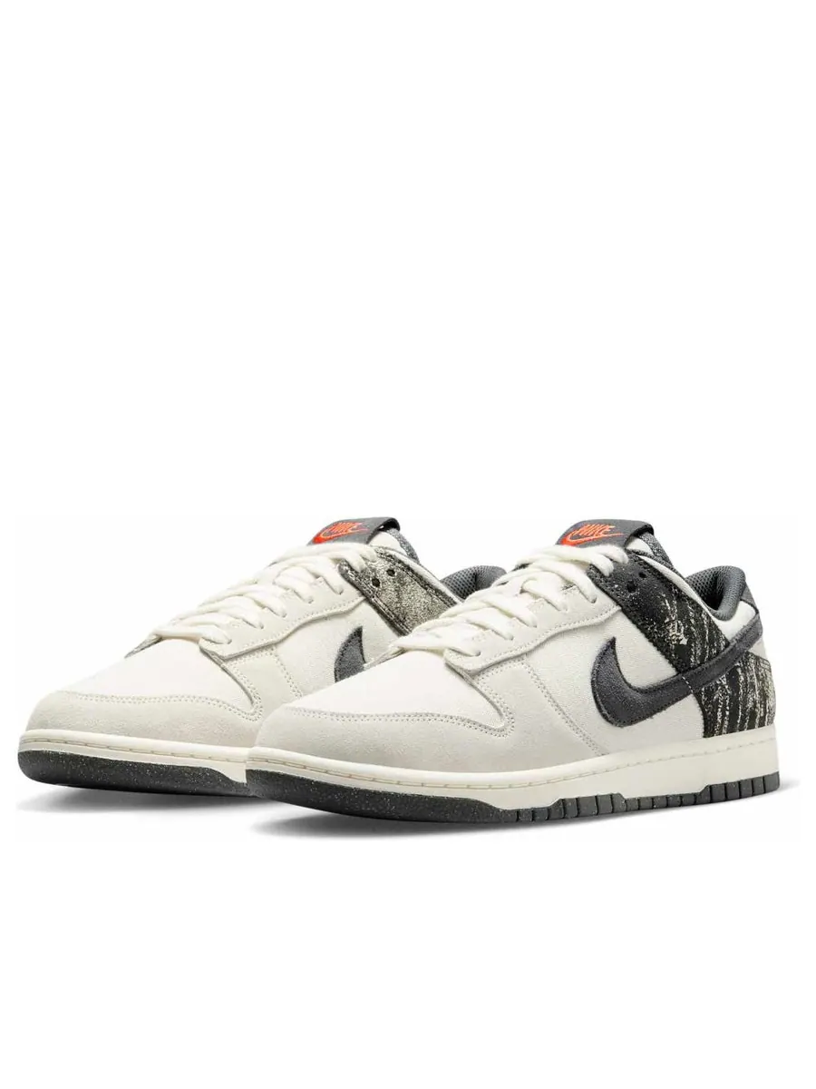 Кроссовки Nike Dunk Low Retro SE 'Pale Ivory Picante Red' — изображение 3 из 6, бежевый