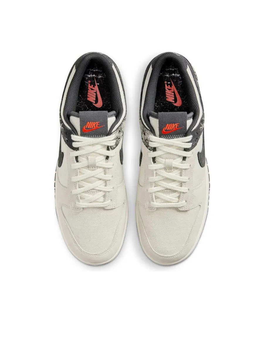 Кроссовки Nike Dunk Low Retro SE 'Pale Ivory Picante Red' — изображение 4 из 6, бежевый