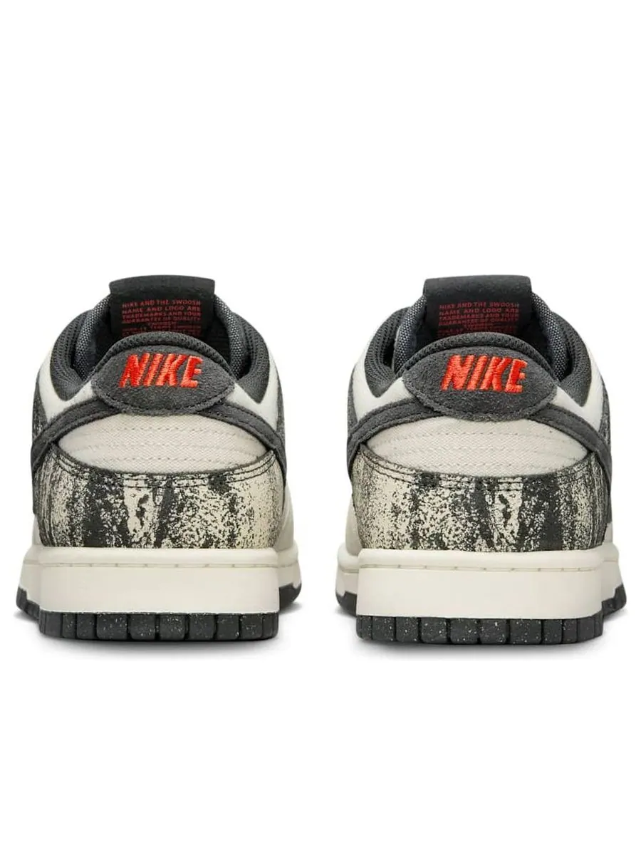 Кроссовки Nike Dunk Low Retro SE 'Pale Ivory Picante Red' — изображение 5 из 6, бежевый