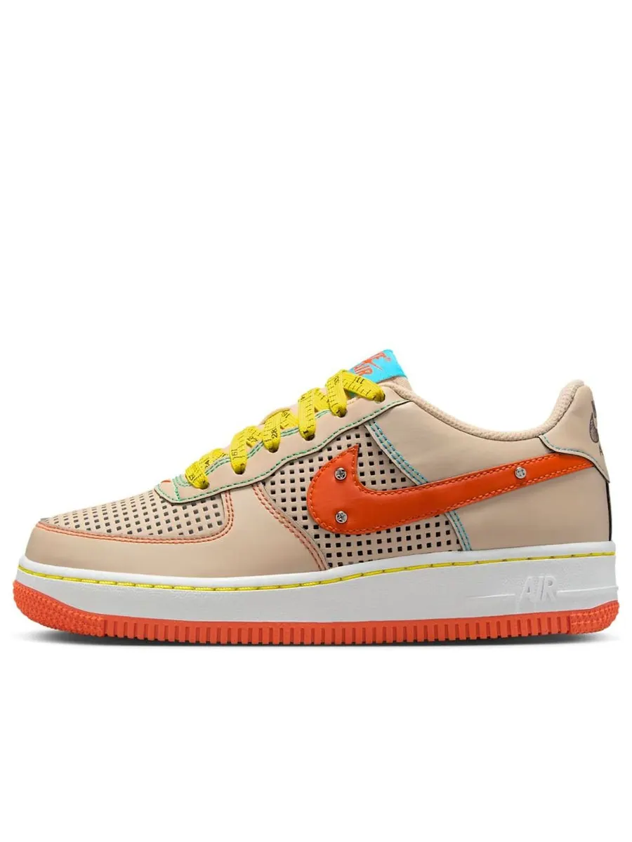 Кроссовки (GS) Nike Air Force 1 Low 'D.I.Y. Diorama' — изображение 1 из 6, бежевый