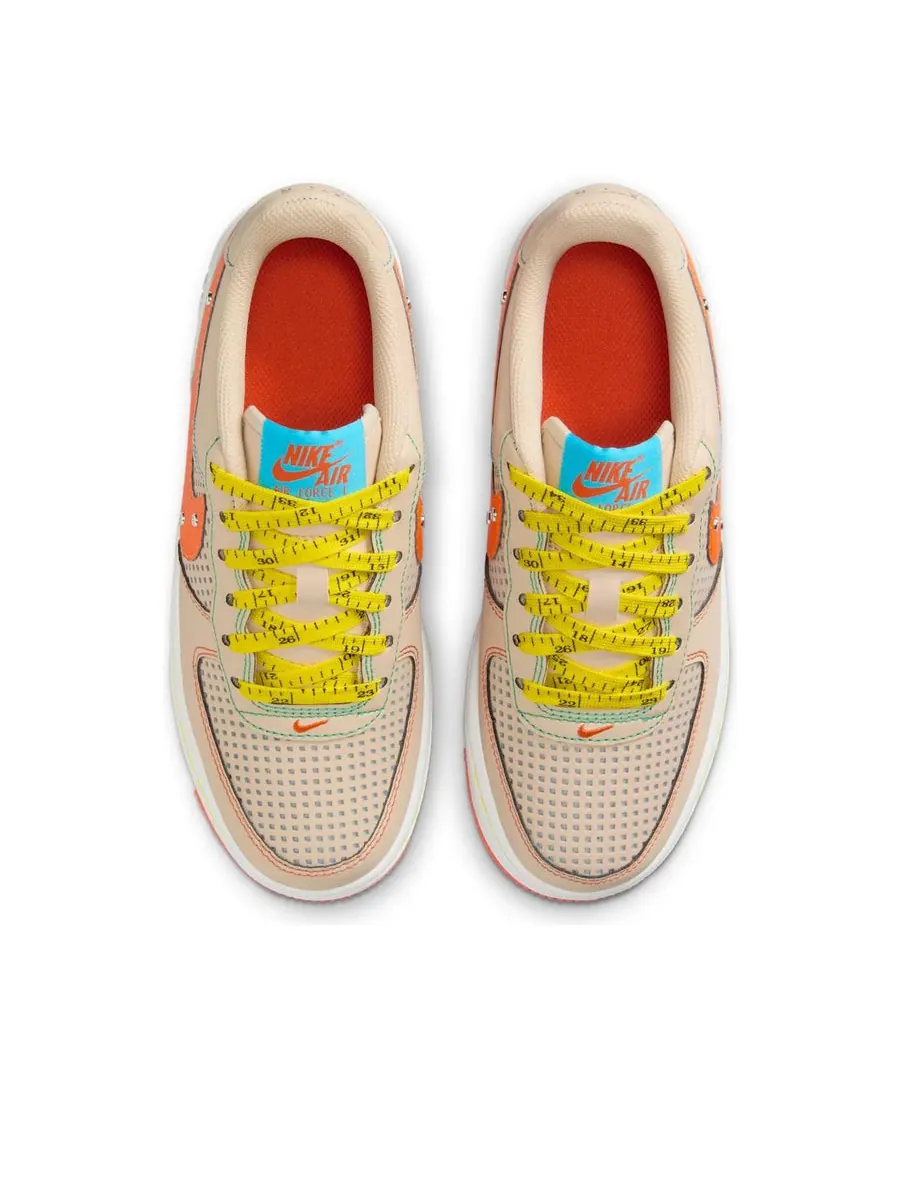 Кроссовки (GS) Nike Air Force 1 Low 'D.I.Y. Diorama' — изображение 4 из 6, бежевый