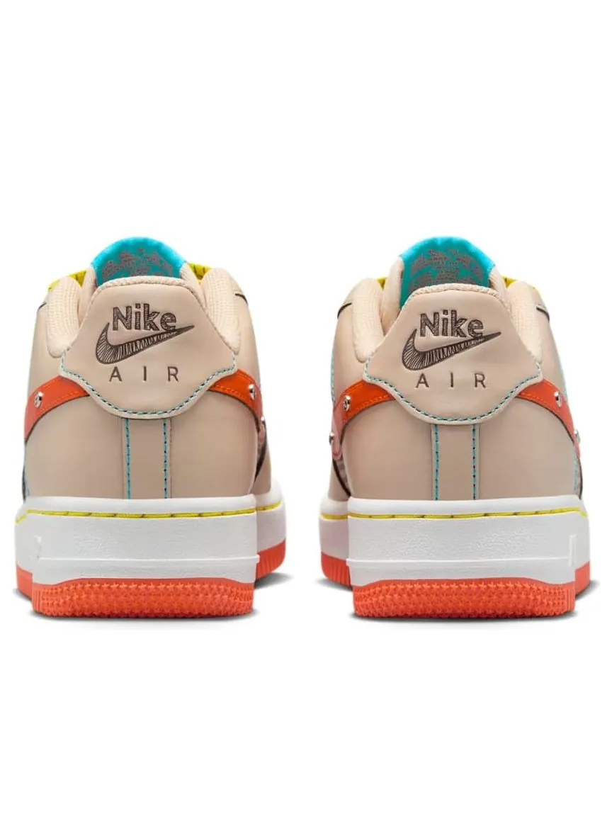 Кроссовки (GS) Nike Air Force 1 Low 'D.I.Y. Diorama' — изображение 5 из 6, бежевый