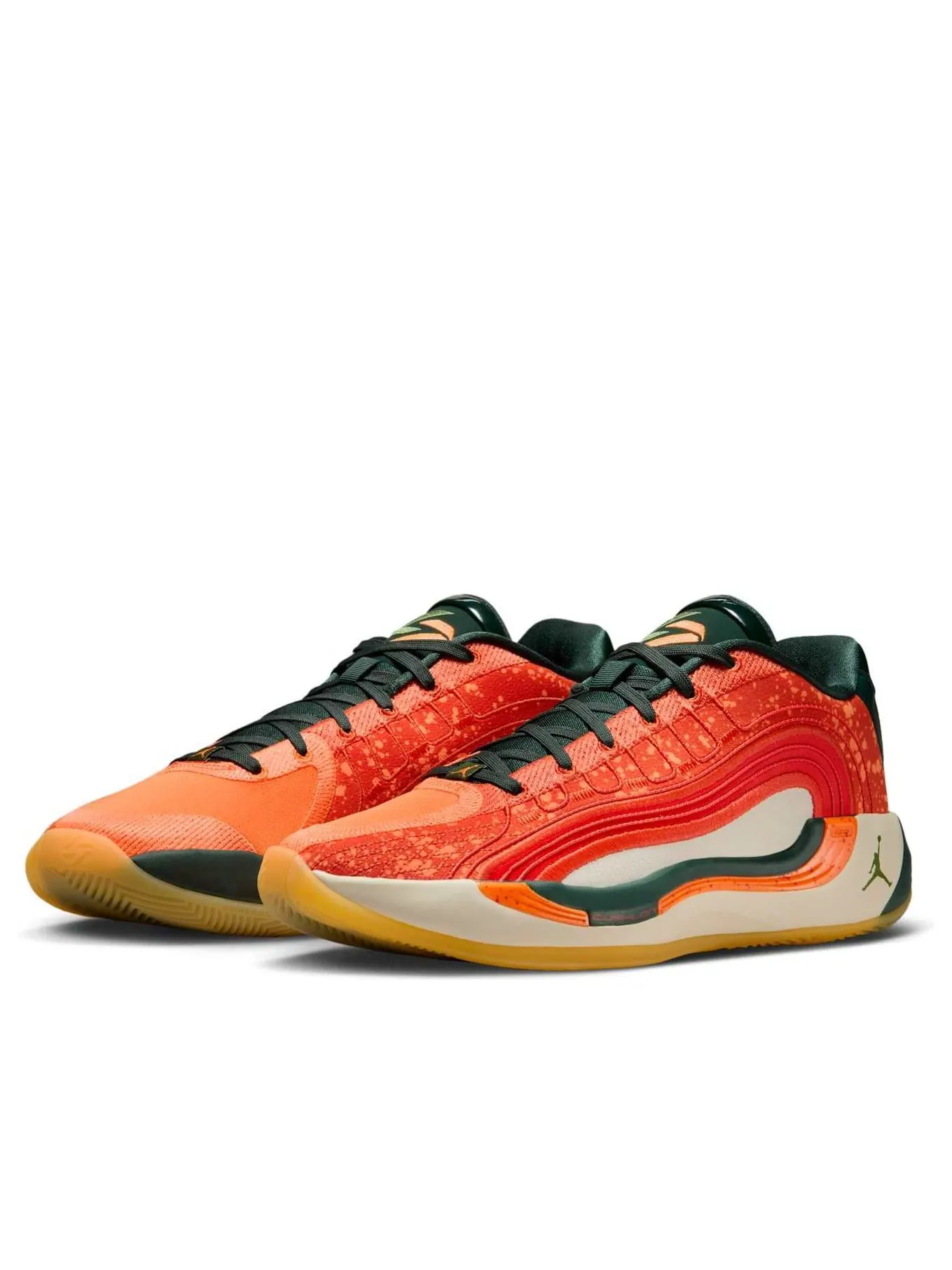 Кроссовки Air Jordan Luka 4 'Gone Camping' — изображение 4 из 6, зеленый/оранжевый