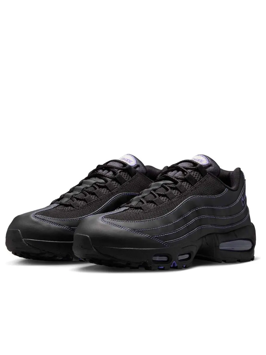 Кроссовки Nike Air Max 95 OG 'Big Bubble Black Persian Violet' — изображение 3 из 6, черный