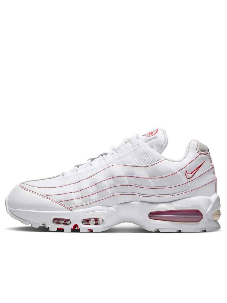Кроссовки Nike Air Max 95 OG 'Big Bubble White University Red' — изображение 1 из 6, белый