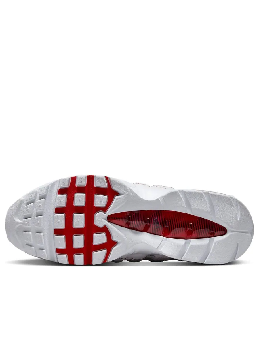 Кроссовки Nike Air Max 95 OG 'Big Bubble White University Red' — изображение 6 из 6, белый