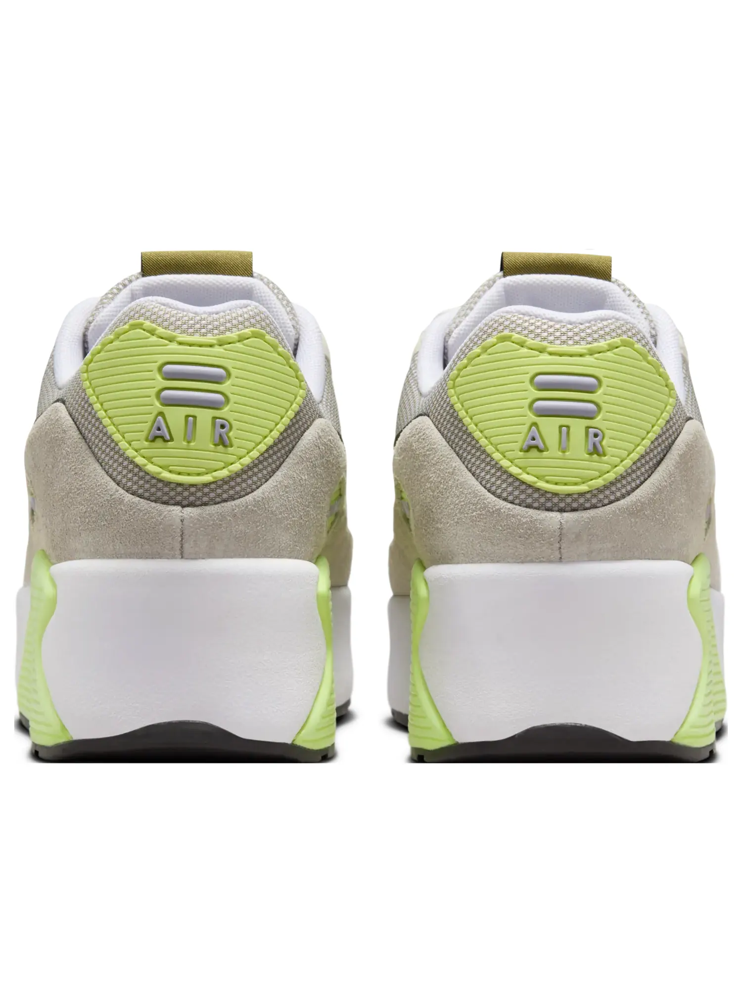 Кроссовки Nike Air Max 90 LV8 'White Pale Ivory College Gray Light Lemon Twist' — изображение 3 из 6, мульти