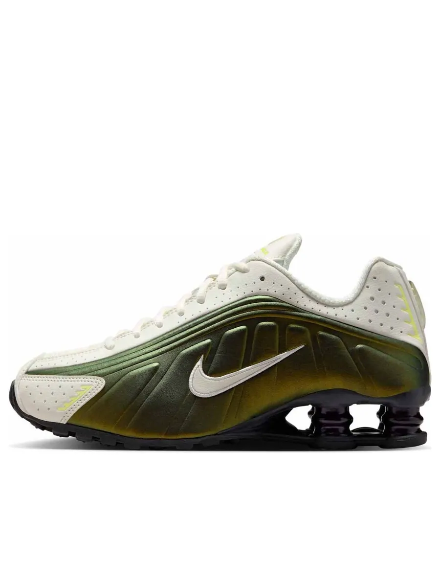Кроссовки (WMNS) Nike Shox R4 'Sail Light Lemon Twist' — изображение 1 из 6, бежевый