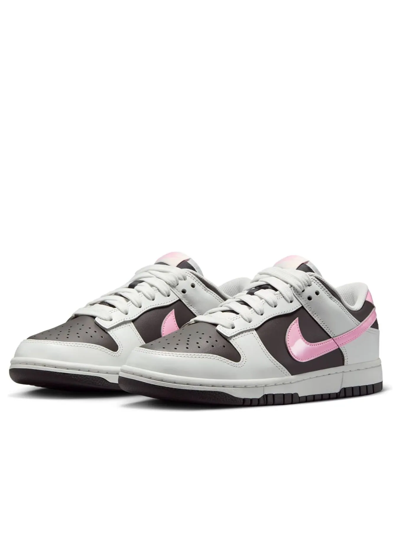 Кроссовки Nike Dunk Low 'Pink Swoosh' — изображение 4 из 6, белый