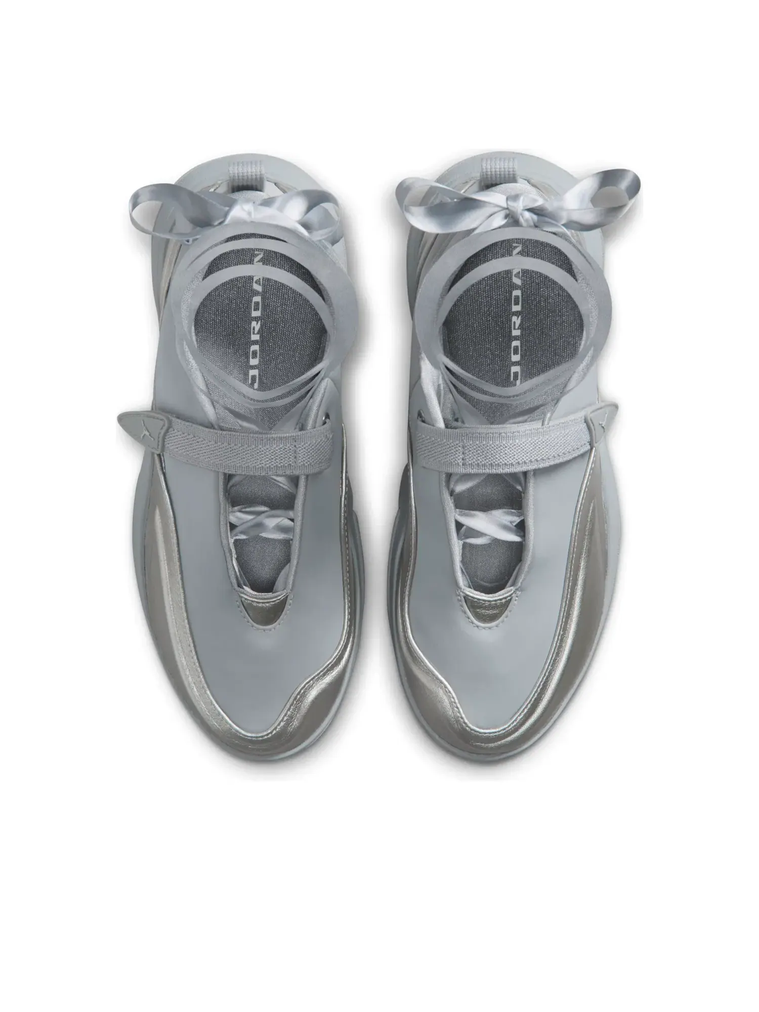 Кроссовки Air Jordan Pointe 'Metallic Silver Smoke Grey' B8597-002 — изображение 3 из 7, серебряный