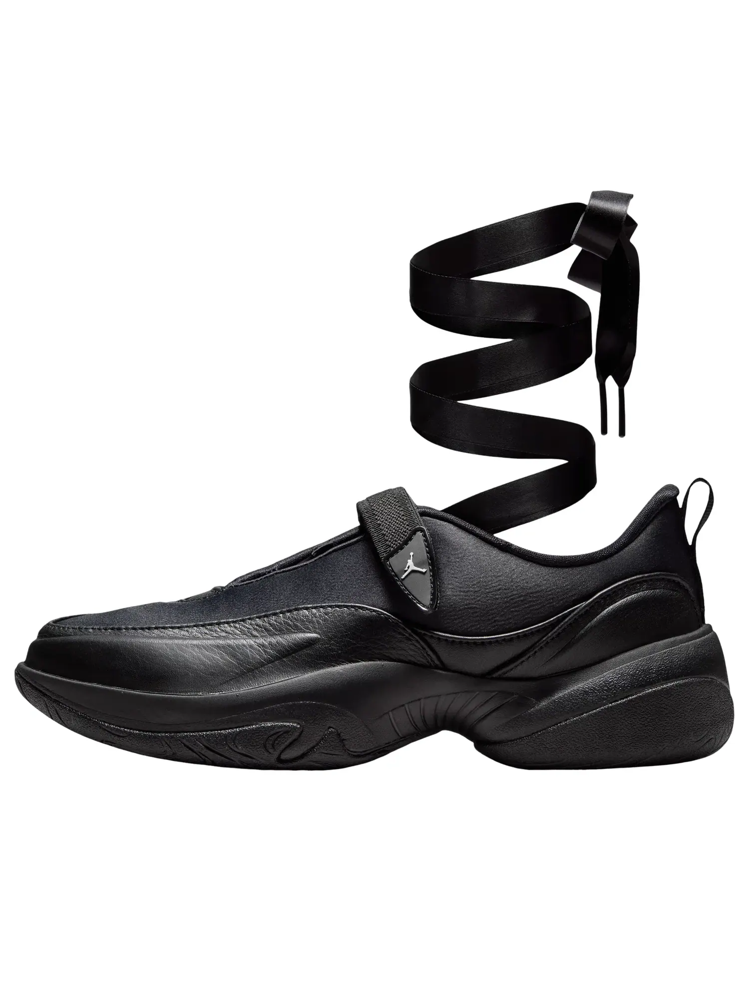 Женские кроссовки с низким верхом Air Jordan Pointe Black — изображение 1 из 6, черный