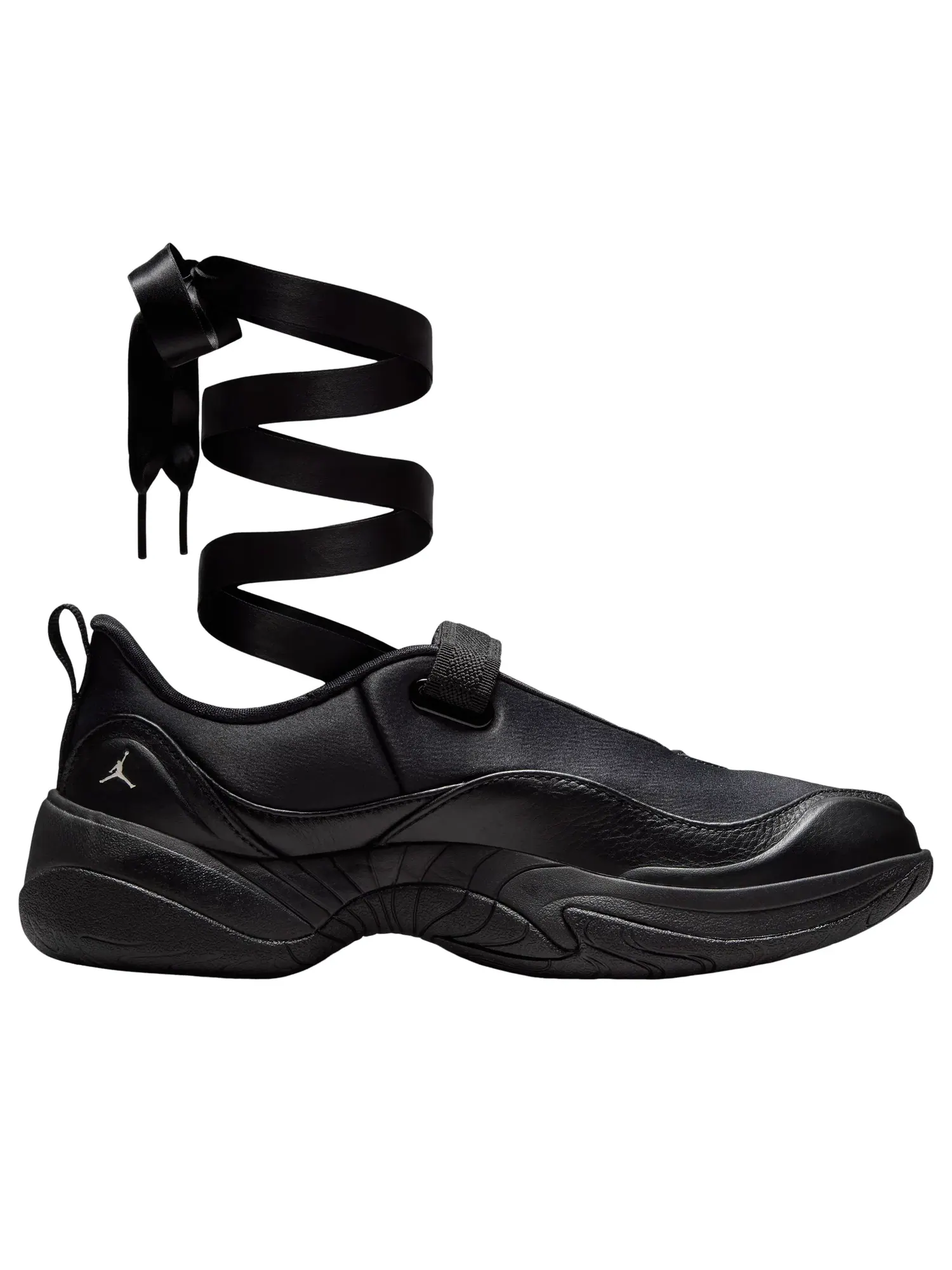 Женские кроссовки с низким верхом Air Jordan Pointe Black — изображение 2 из 6, черный