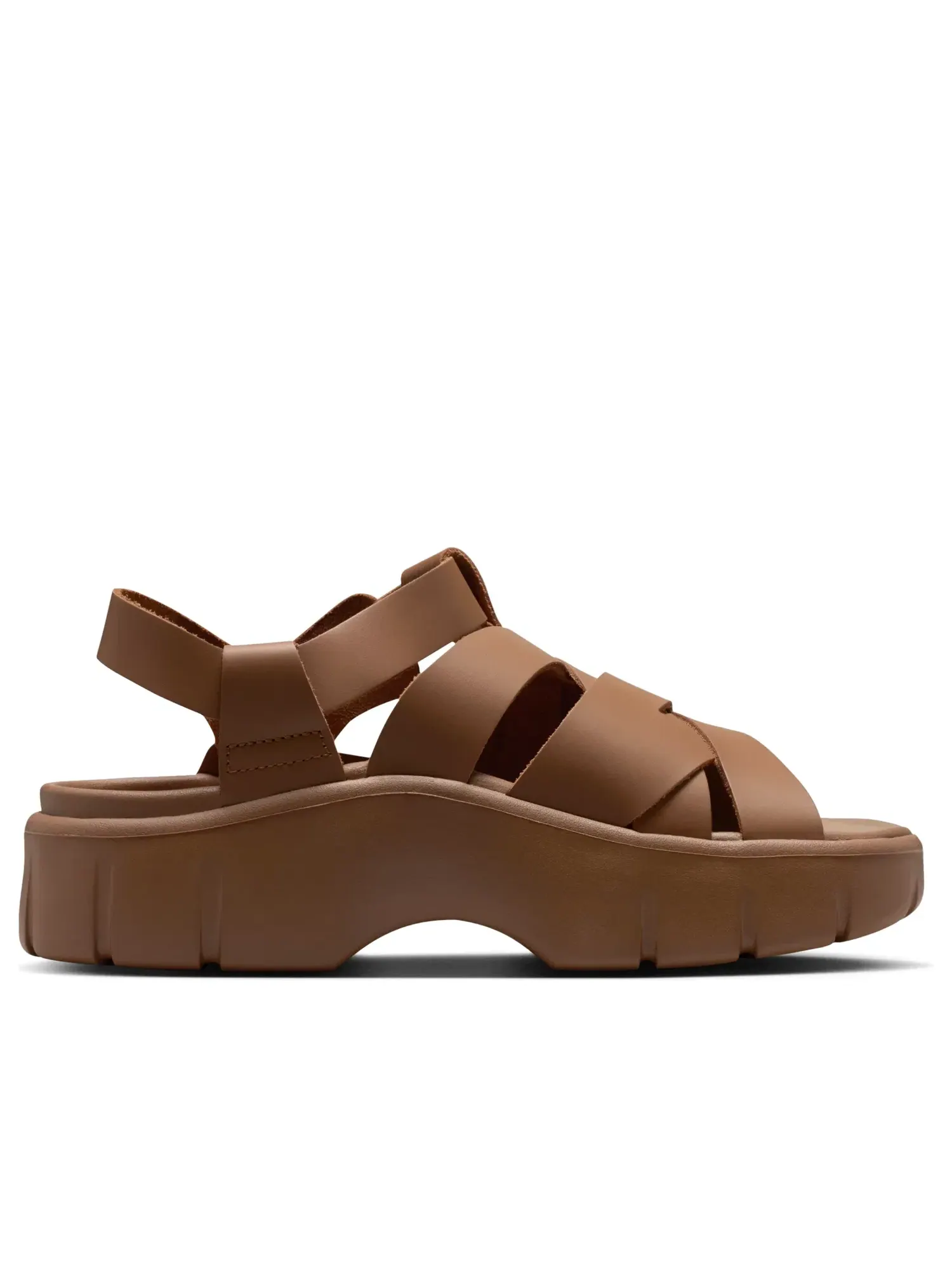Женские сандалии с открытым носком на платформе Air Jordan Willow Light British Tan — изображение 2 из 7, бежевый