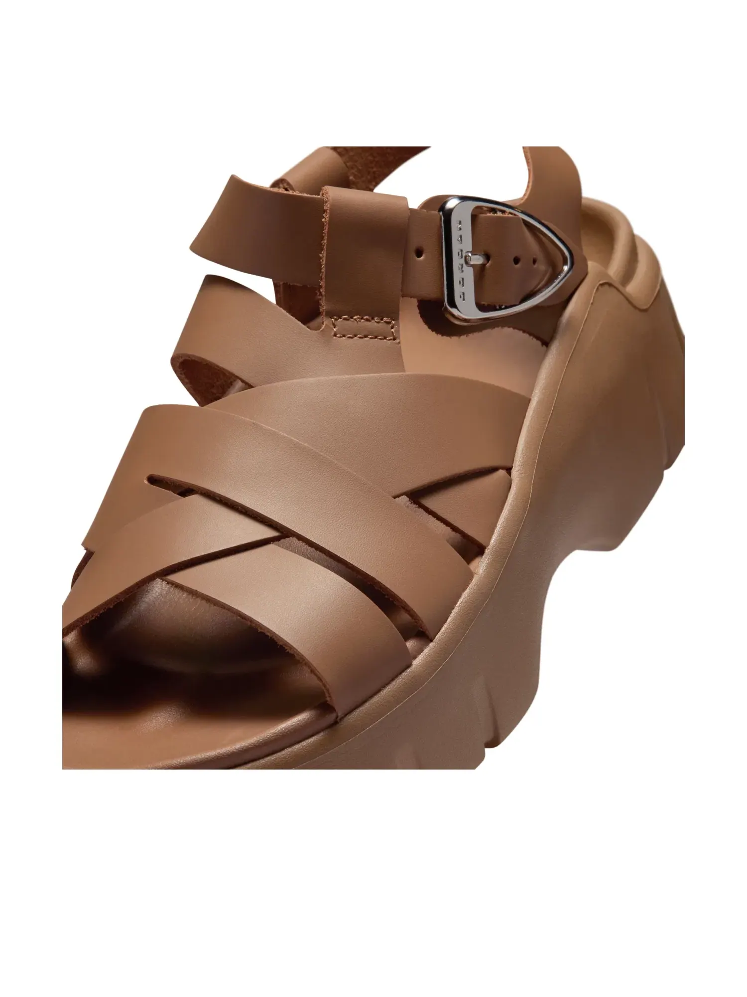 Женские сандалии с открытым носком на платформе Air Jordan Willow Light British Tan — изображение 6 из 7, бежевый