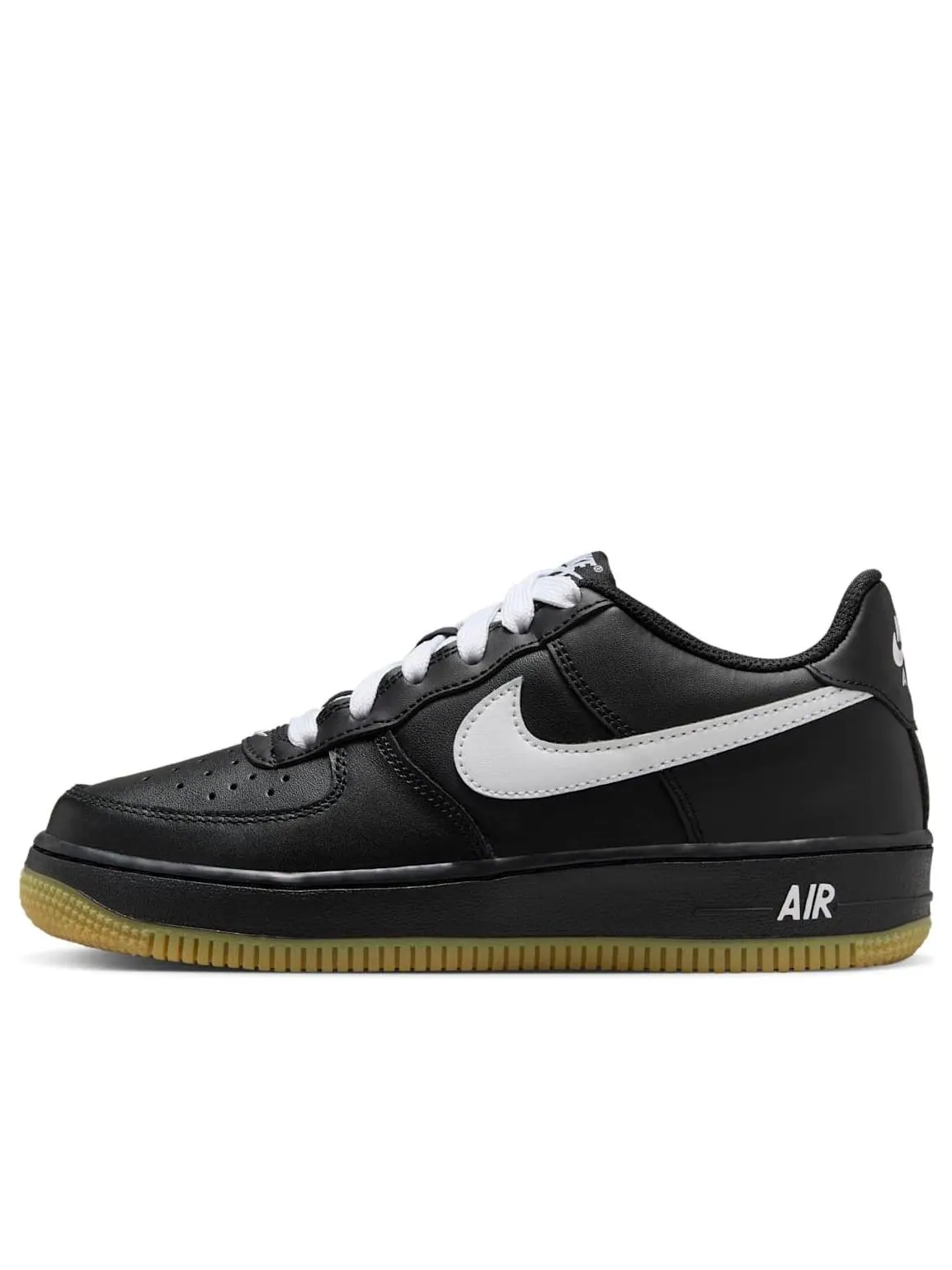 Кроссовки (GS) Nike Air Force 1 LV8 'Black White Gum' — изображение 1 из 6, черный