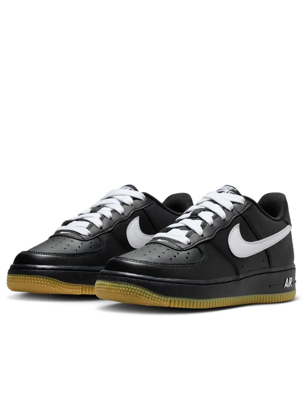 Кроссовки (GS) Nike Air Force 1 LV8 'Black White Gum' — изображение 3 из 6, черный