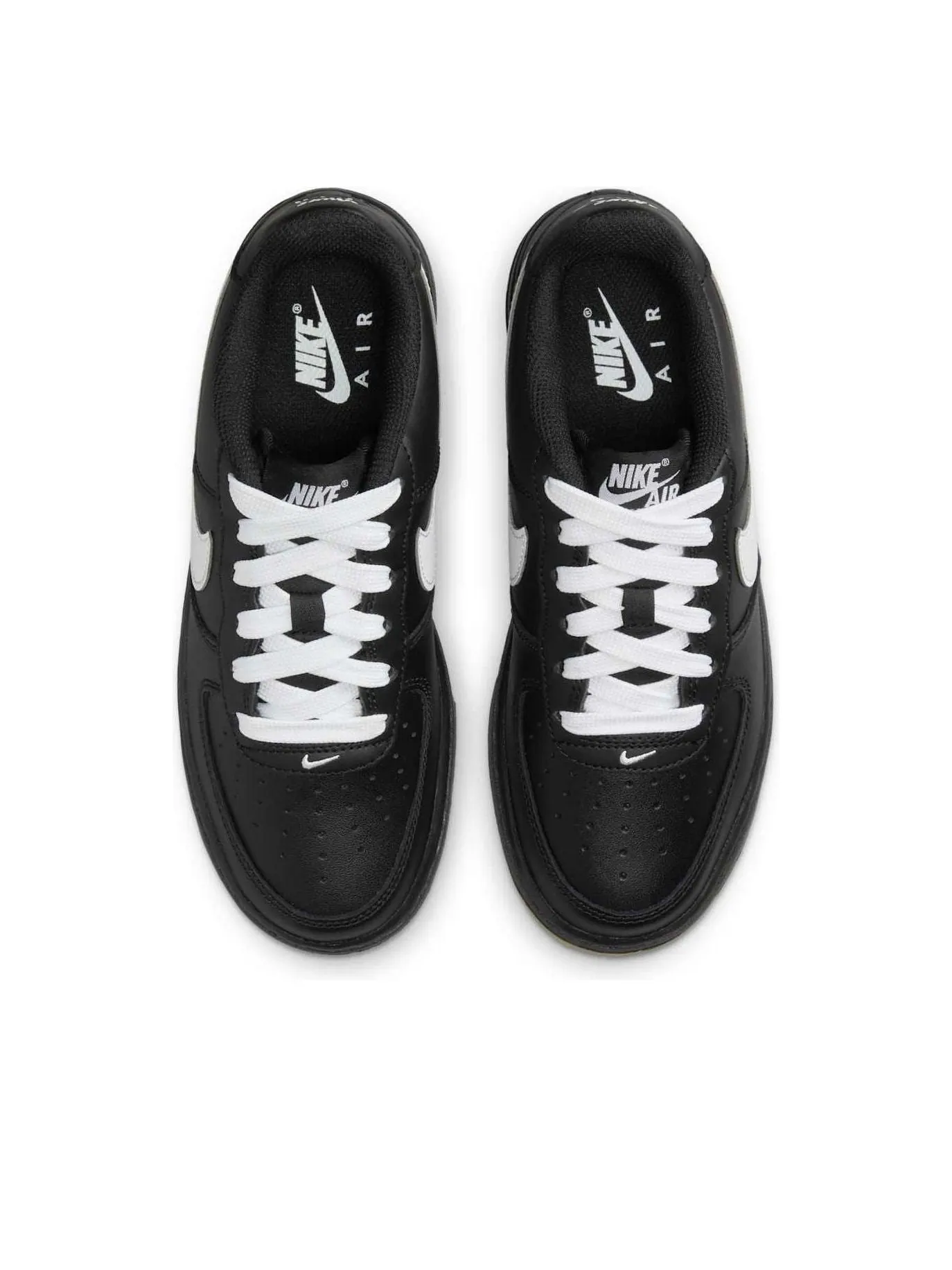 Кроссовки (GS) Nike Air Force 1 LV8 'Black White Gum' — изображение 4 из 6, черный