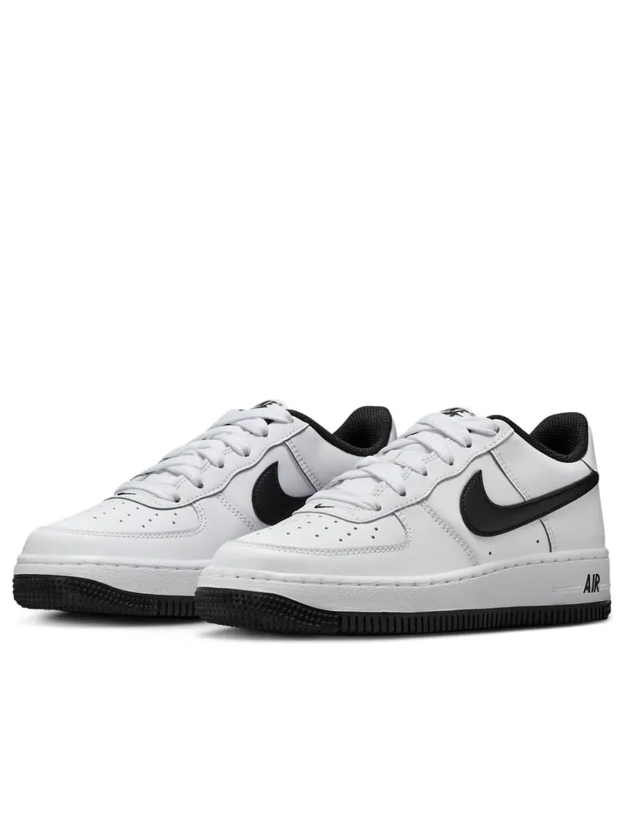 Кроссовки (GS) Nike Air Force 1 LV8 'White Black' — изображение 3 из 6, белый