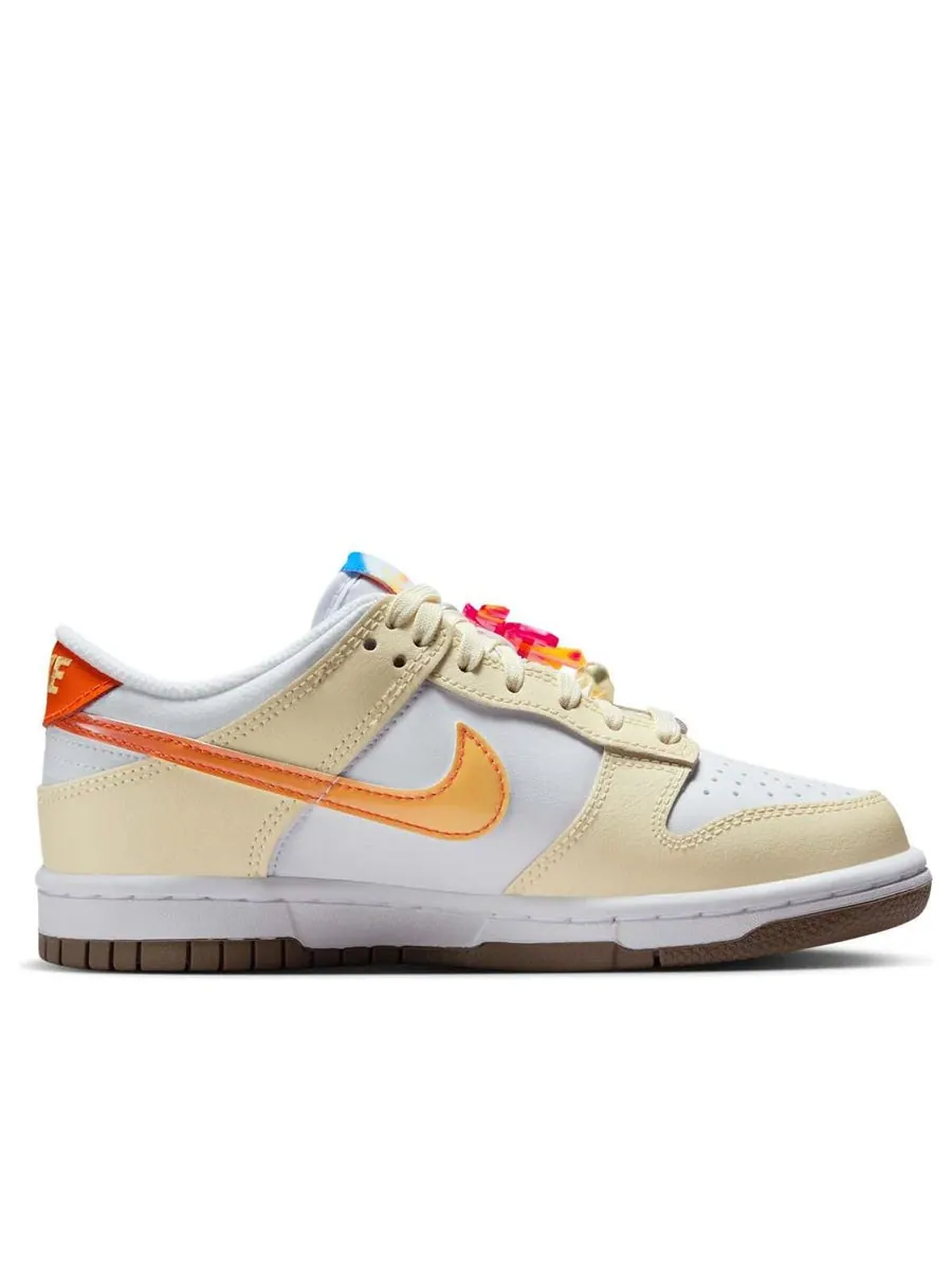 Кроссовки (GS) Nike Dunk Low 'Beach' — изображение 2 из 6, белый