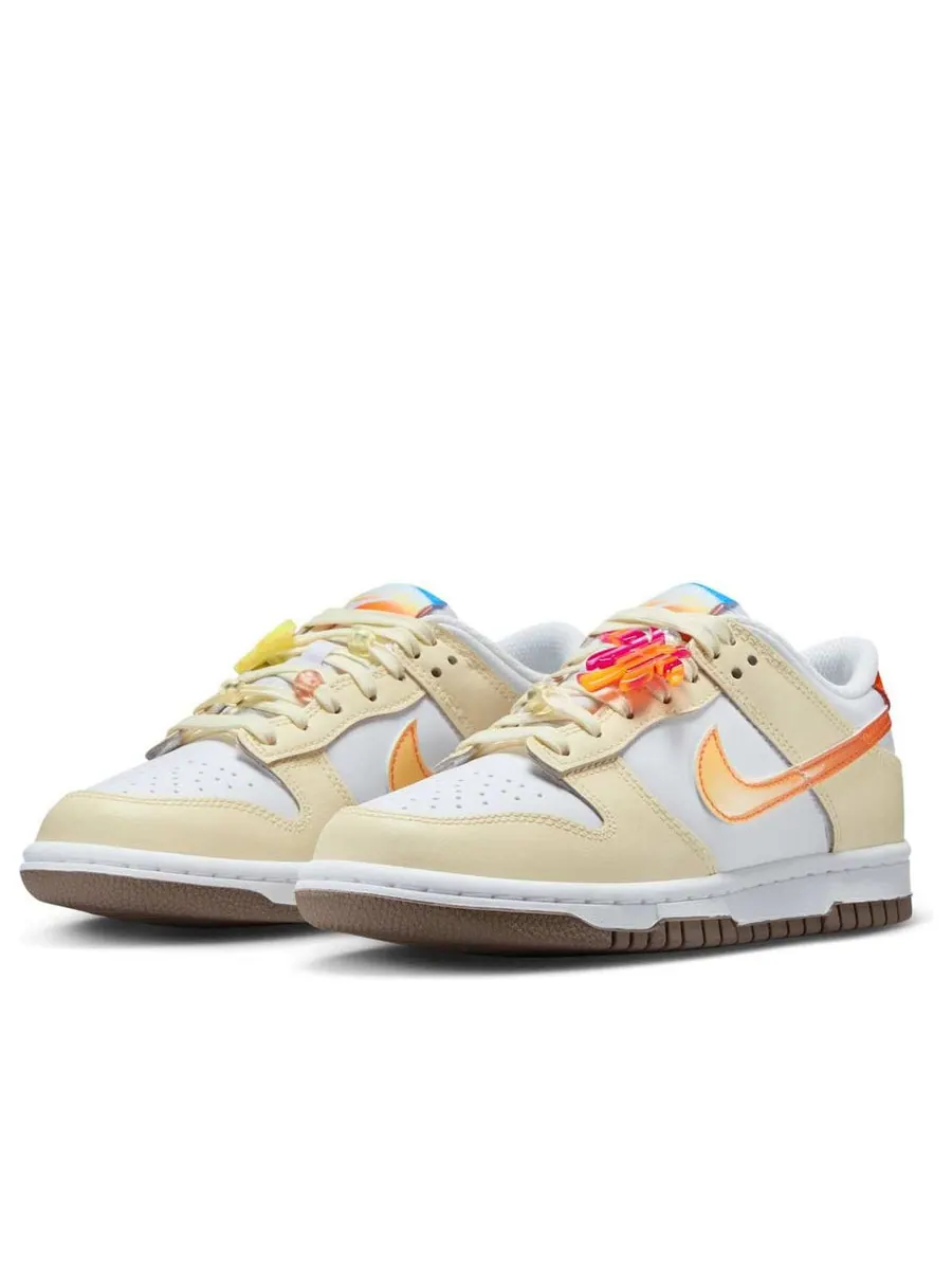 Кроссовки (GS) Nike Dunk Low 'Beach' — изображение 3 из 6, белый