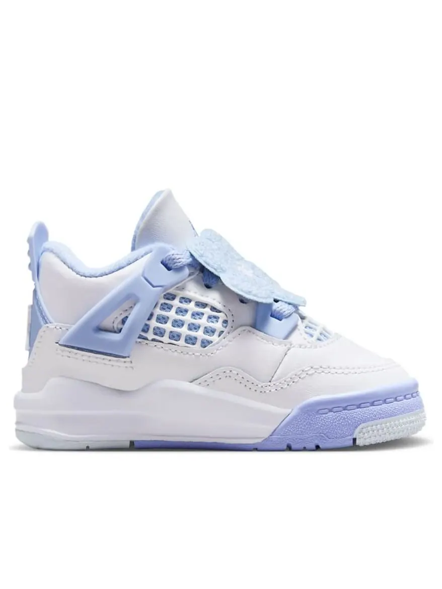 Кроссовки (TD) Air Jordan 4 Retro 'Forget Me Not' — изображение 2 из 6, белый
