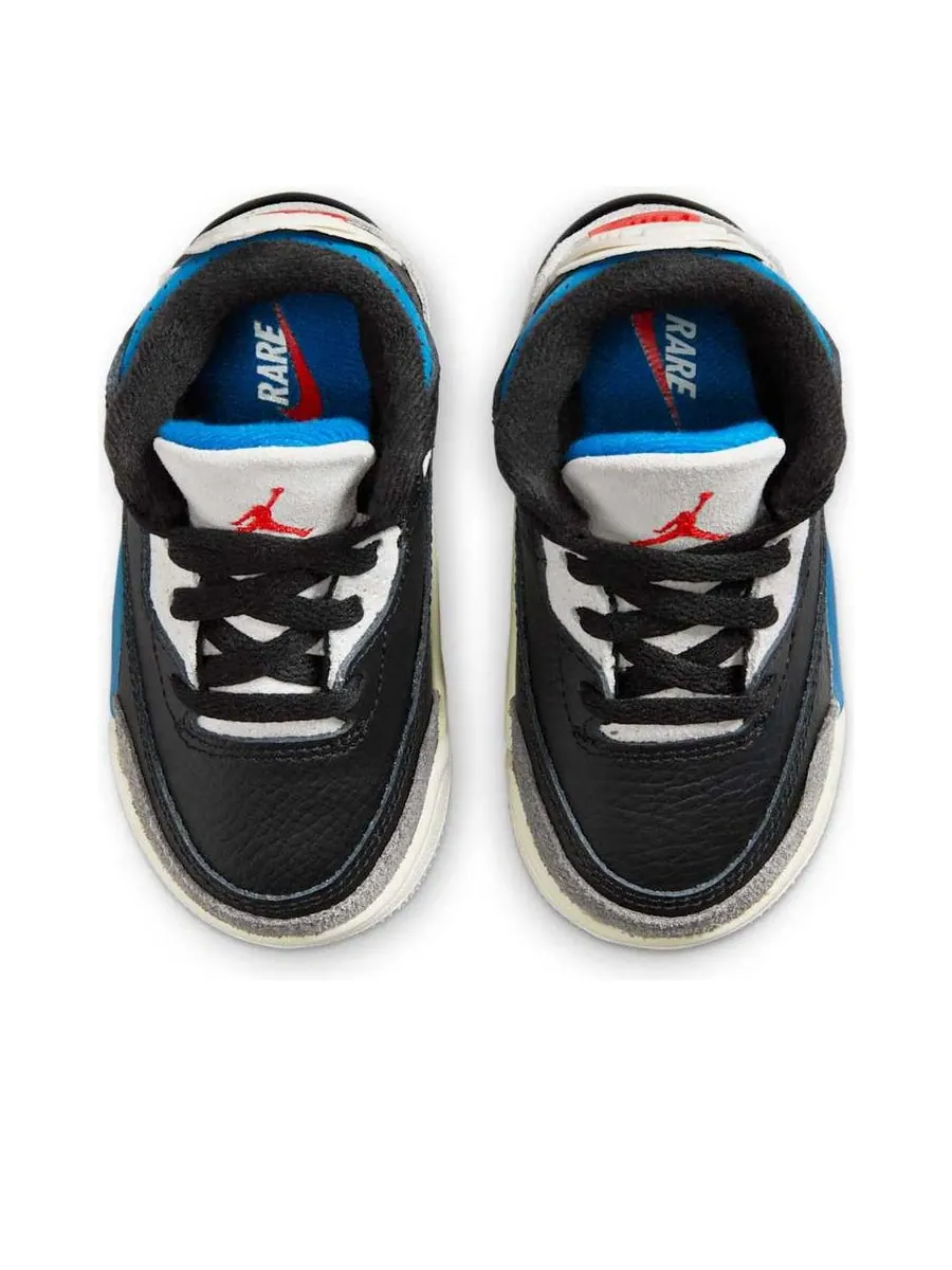 Кроссовки (TD) Air Jordan 3 Retro OG 'Rare Air' — изображение 4 из 6, черный