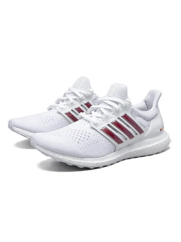 Кроссовки ultraboost 1.0 adicolor Adidas — изображение 1 из 3, белый/красный