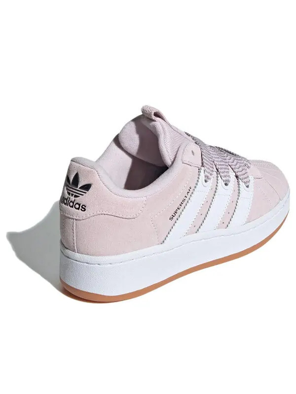 Кроссовки оригиналы superstar xlg Adidas — изображение 2 из 3, розовый/белый
