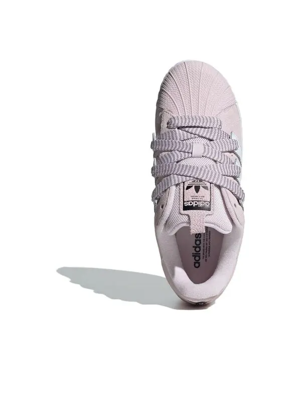 Кроссовки оригиналы superstar xlg Adidas — изображение 3 из 3, розовый/белый