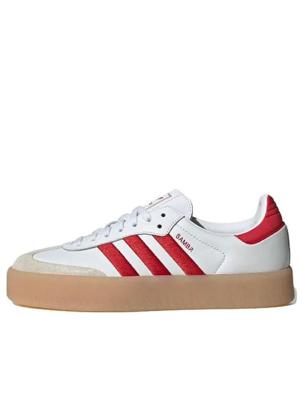 Кроссовки самбэ Adidas — изображение 1 из 4, белый//белый