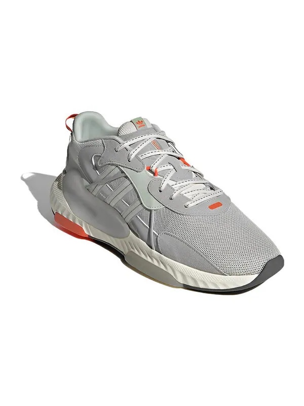 Кроссовки оригинальные кеды hi tail Adidas — изображение 2 из 4, серый/оранжевый