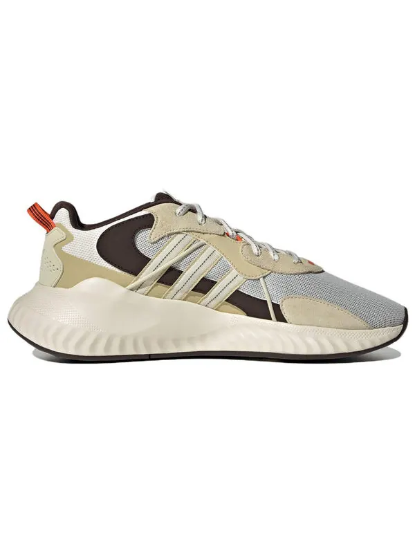 Кроссовки оригинальные туфли с высоким хвостом Adidas — изображение 2 из 4, бежевый/серый/черный