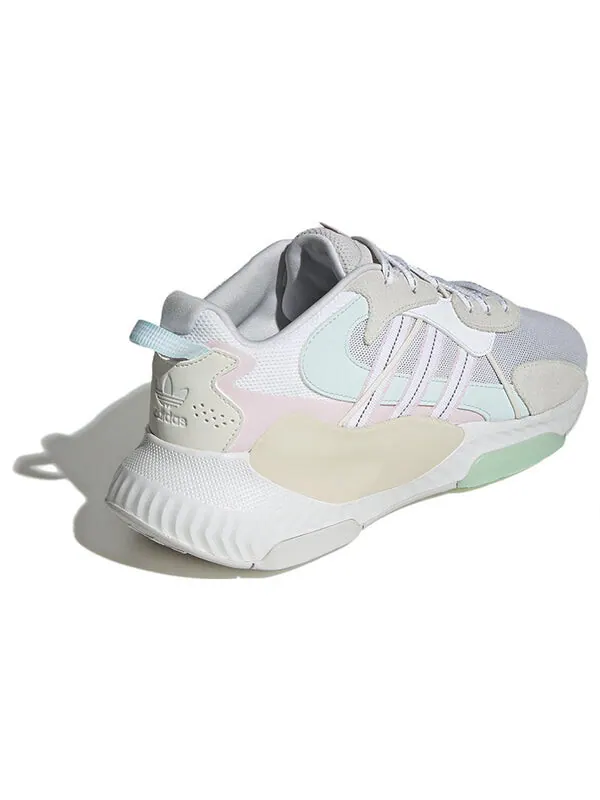 Кроссовки оригинальные туфли с высоким хвостом Adidas — изображение 3 из 4, белый бежевый серый