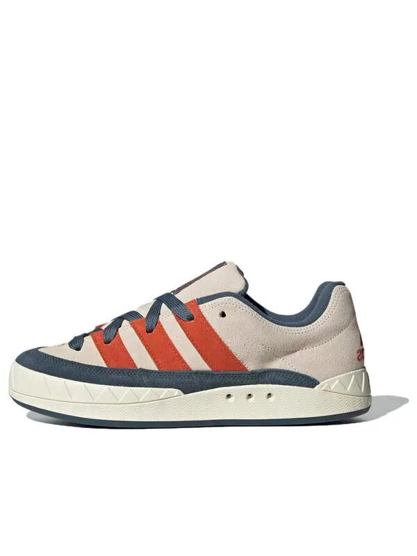 Кроссовки оригиналы adimatic Adidas — изображение 1 из 4, белый/синий/оранжевый