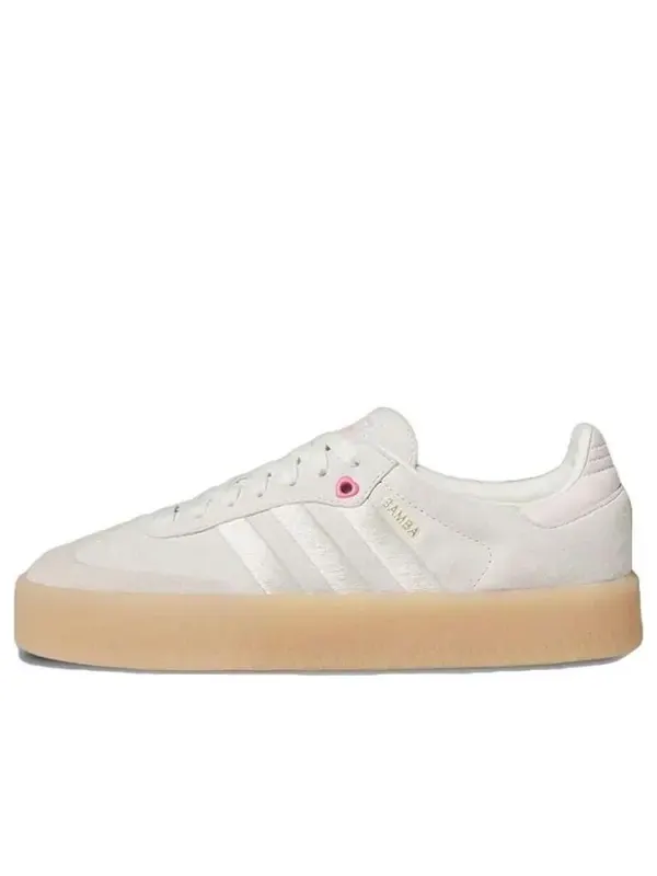 Кроссовки самбэ Adidas — изображение 1 из 1, бежевый/розовый