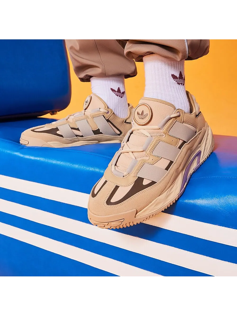 Кроссовки Adidas originals Niteball 1.0 Lifestyle Unisex — изображение 5 из 6, розовый