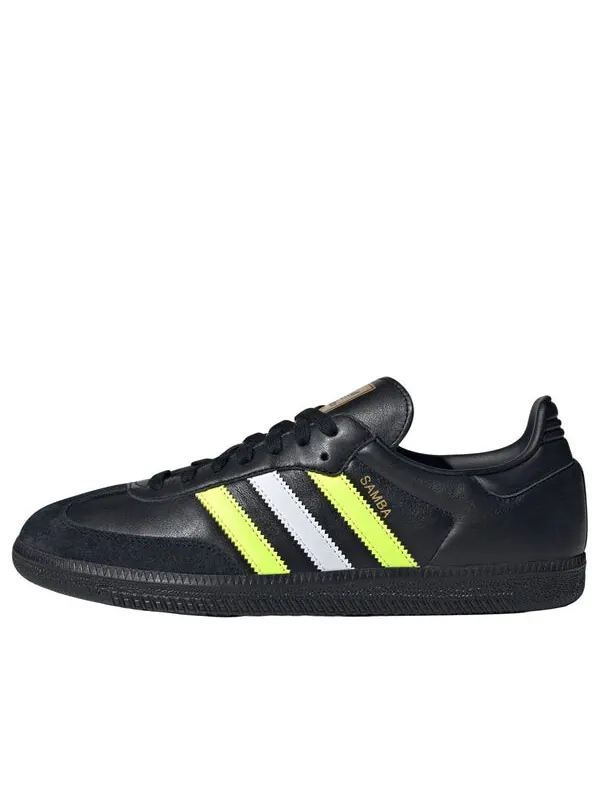 Кроссовки самба ог Adidas — изображение 1 из 4, черный/желтый/золотистый