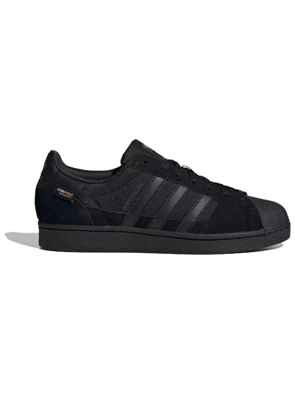 Кроссовки superstar 'core black' Adidas — изображение 2 из 4, черный/черный