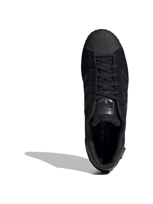 Кроссовки superstar 'core black' Adidas — изображение 4 из 4, черный/черный