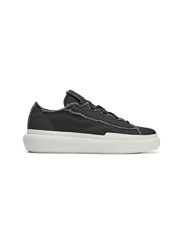 Кроссовки y 3 nizza low Adidas — изображение 2 из 4, черный/черный/белый