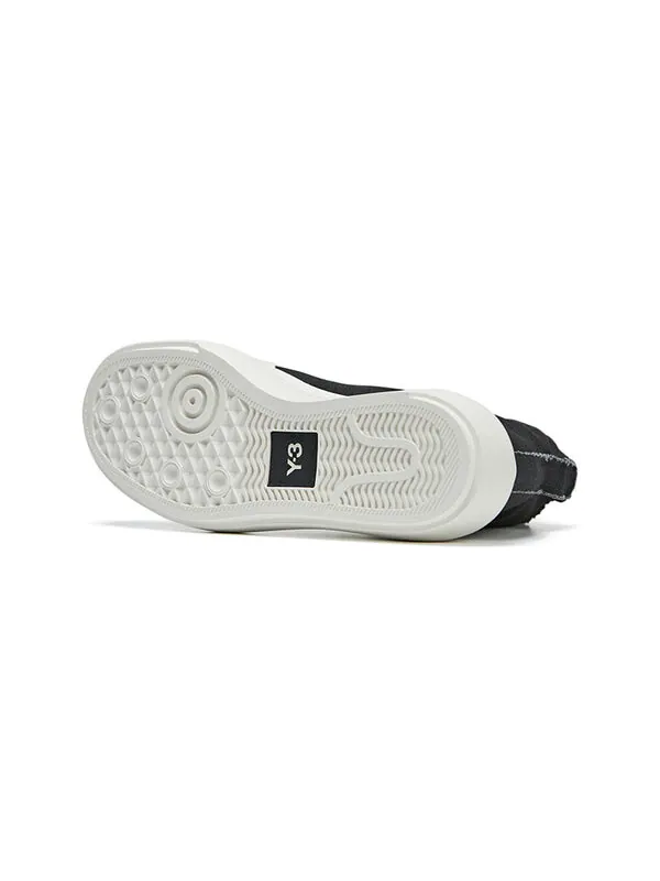 Кроссовки y 3 nizza high Adidas — изображение 4 из 4, черный/черный/белый