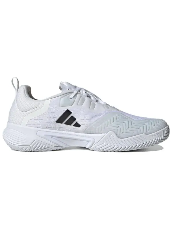 Кроссовки Adidas Barricade Tennis Shoes 'White Black Silver' — изображение 2 из 4, белый/черный/серебристый