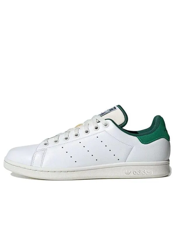 Кроссовки оригиналы stan smith Adidas — изображение 1 из 4, белый/зеленый/бежевый