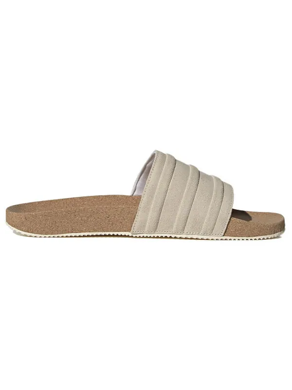 Тапочки оригиналы adilette премиум слайдеры Adidas — изображение 2 из 4, белый/белый/синий