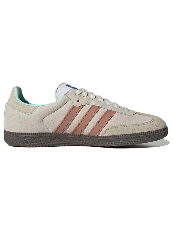 Кроссовки оригинальные samba og Adidas — изображение 2 из 3, белый/розовый/коричневый
