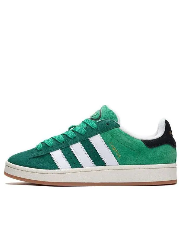 Кроссовки кампус 00-х Adidas — изображение 1 из 4, зеленый/белый/зеленый