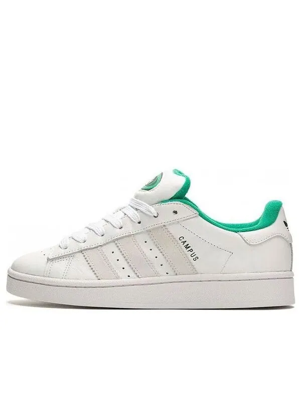 Кроссовки кампус 00-х Adidas — изображение 1 из 4, белый/белый/зеленый