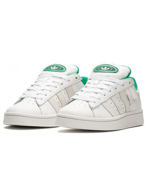 Кроссовки кампус 00-х Adidas — изображение 4 из 4, белый/белый/зеленый