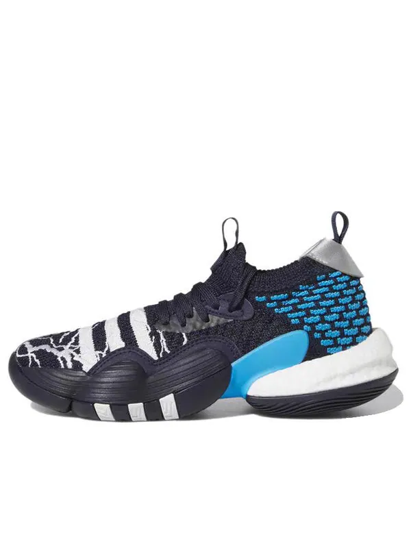 Кроссовки trae young 2.0 баскетбольные кроссовки Adidas — изображение 1 из 4, черный/синий/белый