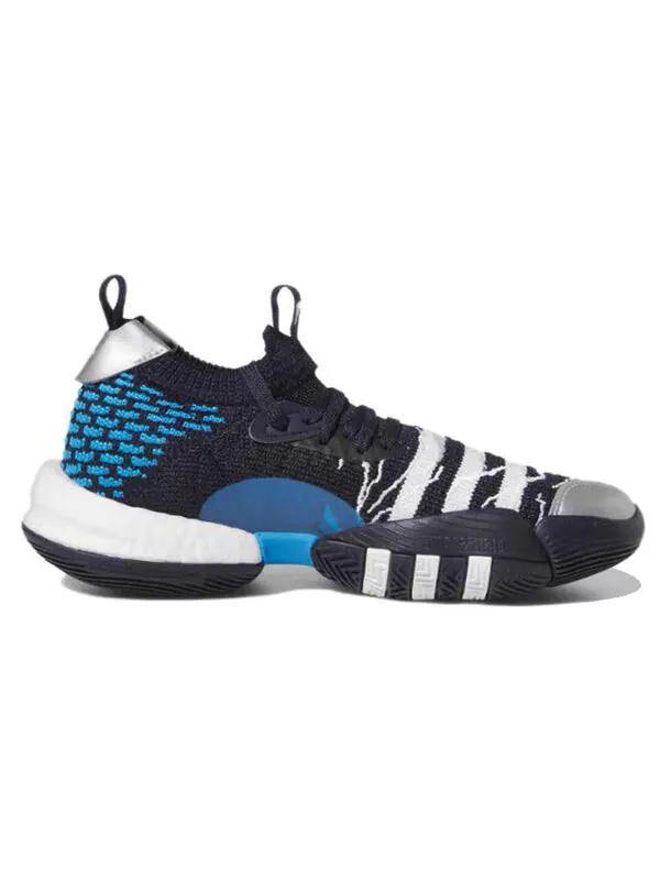 Кроссовки trae young 2.0 баскетбольные кроссовки Adidas — изображение 2 из 4, черный/синий/белый